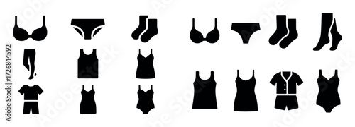 Underwear Icons Grid