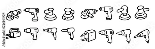 Car Repair Tools Doodles