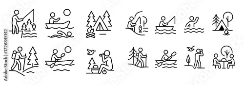 Lake Activity Icons