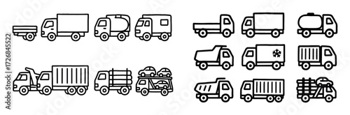 Cargo Truck Icons