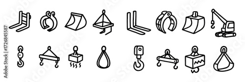 Doodle Loading Equipment Icons
