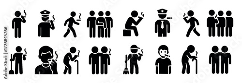 Smoking Area Icons