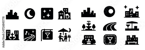 Night City Icon Set