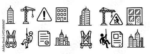 High-Rise Work Icons