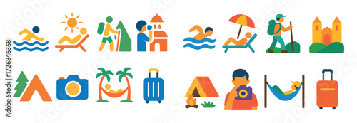 Summer Vacation Icons