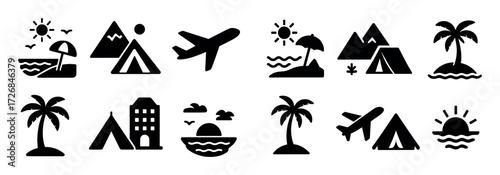 Summer Vacation Icons