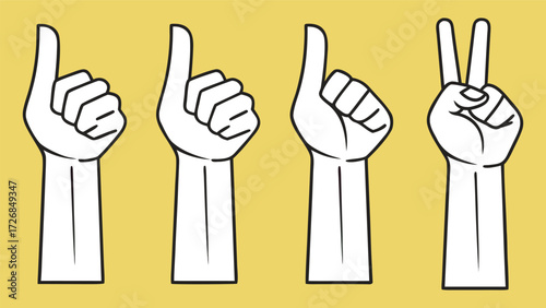 four-disembodied-hands-against-a-vibrant-yellow-ba.eps
