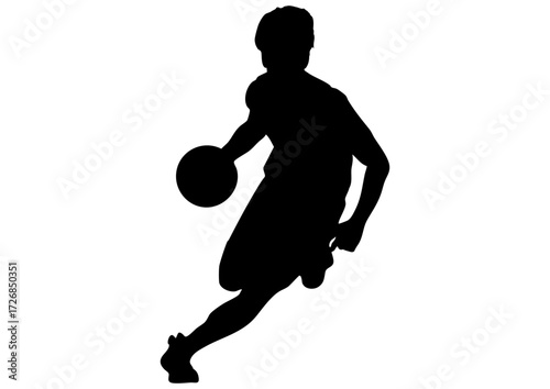 バスケット選手のシルエット
