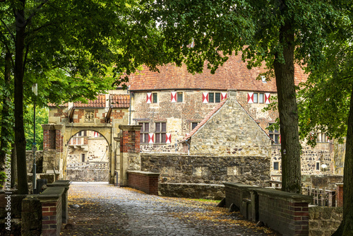 Zugang zur Burg Vischering in Lüdinghausen