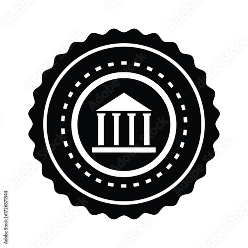 bank approval stamp icon