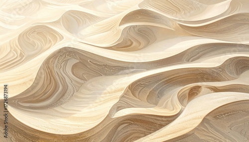 Fototapeta Naklejka Na Ścianę i Meble -  Abstract desert sand dunes