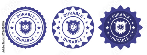 Durable Product Quality Assurance Badge Vector Design