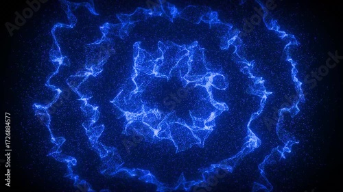 Abstract Neon LightsTunnel VJ Motion Background