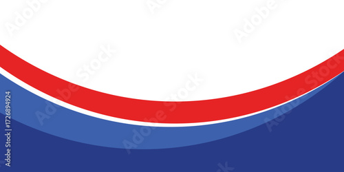Free Download Abstract business banner background with red and blue gradient color, Vector illustration - GFXLoad