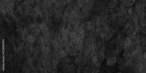 old black wall background texture, dark concrete floor or old grunge background,  Old loft style raw concrete wall.