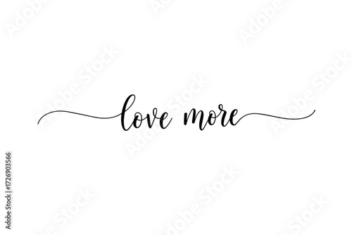 Promoting love and positivity through inspirational quotes digital minimalist design white background creative concept. Vector illustration