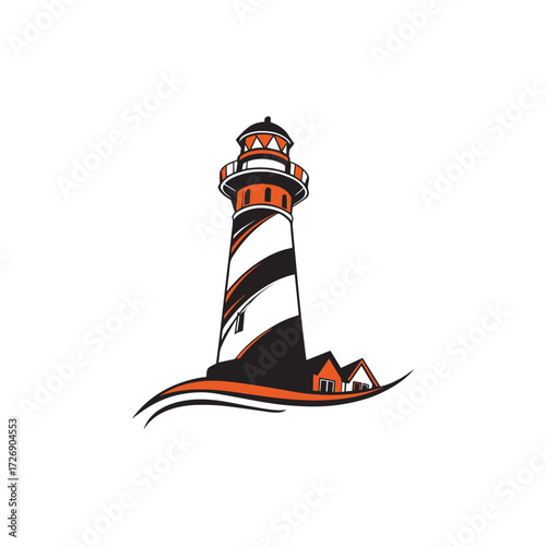 lighthouse vector illustration