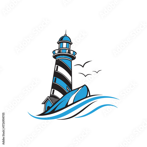 lighthouse vector illustration