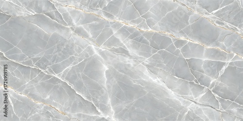 Cool Gray Marble Texture with mockup White Veins and Golden Accents background
