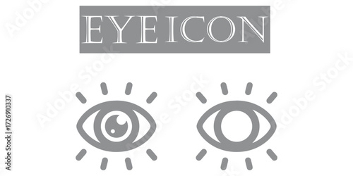 View icon. eye icon set
