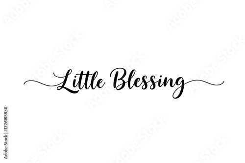 Celebrating love and joy little blessing announcement family home digital warm inviting heartfelt. Vector illustration