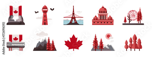 Canadian Icons and Symbols Collection