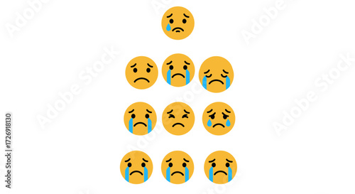 Emoji Sad Pyramid