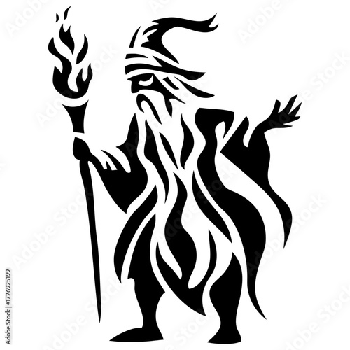 Wizard Abstract Illustration