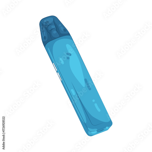 Illustration of Electronic cigarette vape