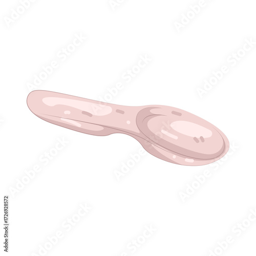 Illustration of Plastic Medicine Spoons