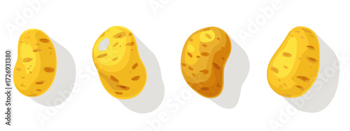 Cartoon Potatoes Illustration