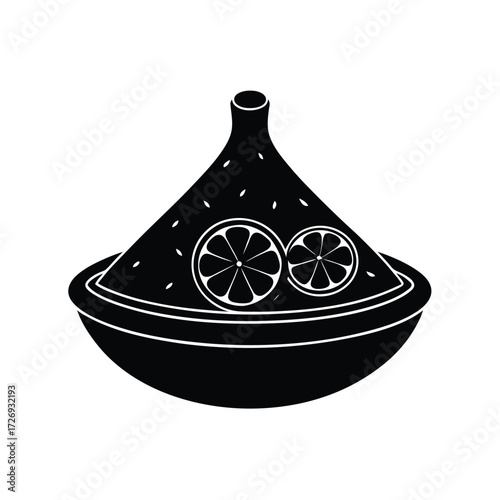 Tagine With Saffron Preserved Lemon Garnish