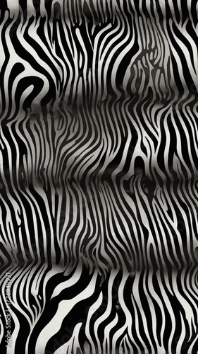 zebra skin 3D feel shadow include texture