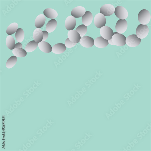 Abstract Oval Pattern Background