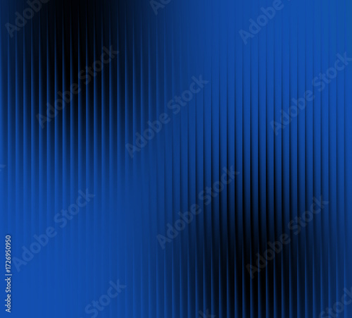 Abstract blue geometric pattern with vertical lines and pixelated effects