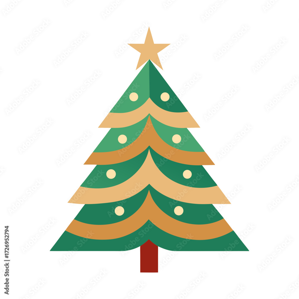 Obraz premium vector christmas tree