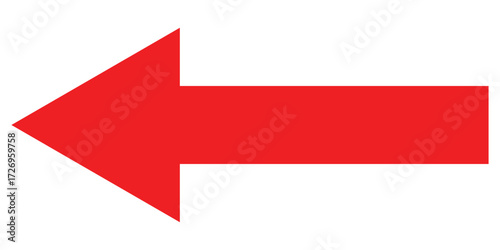 Red isolated arrow icon on white background. Modern simple vector arrow on white page. Pointing arrow icon set. Left side pointing arrowhead. EPS 10. Free Download Red isolated arrow icon on white background. Modern simple vector arrow on white page. Pointing arrow icon set. Left side pointing arrowhead. EPS 10. - GFXLoad