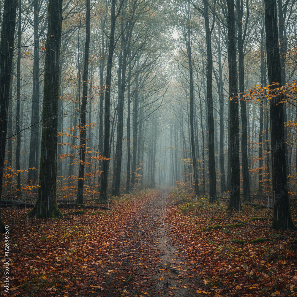 Fototapeta premium autumn in the forest