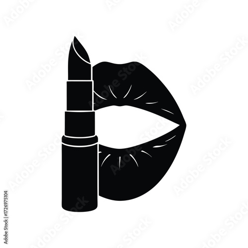 Chatgpt com silhouette logo modern digital vector art illustration