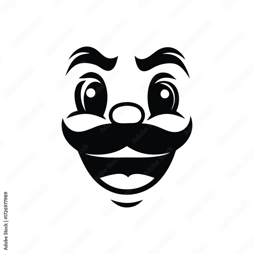 Obraz premium Clipart logo polished cartoon vector art illustration