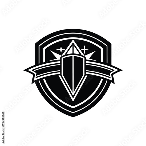 Clipart logo polished flat cartoon vector bold style illustration