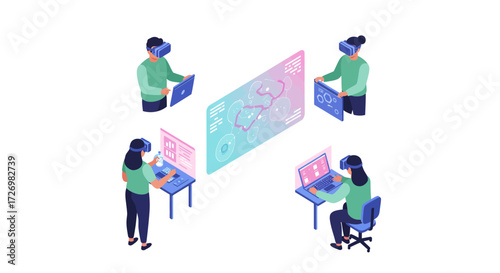 Future-Forward Collaboration: Diverse Professional Teams Driving Innovation & Growth