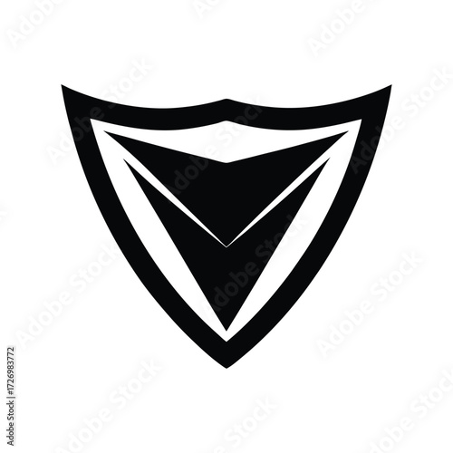 Gradient logo sleek polished vector design bold illustration