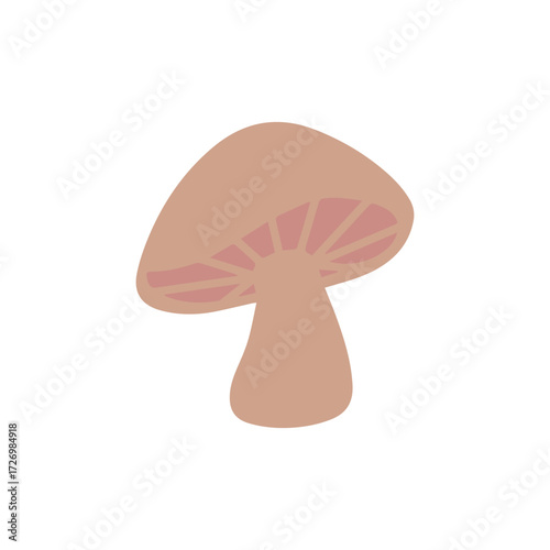 Mushroom Illustration Whimsical Nature Element for Design