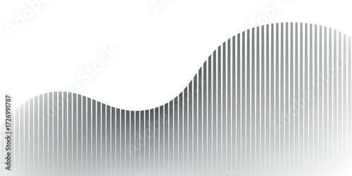wave dynamic diagonal parallel slanted lines abstract vertical geometric pattern. art