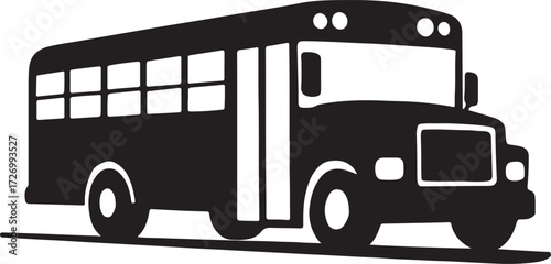 BUS VECTOR SILHOUETTE