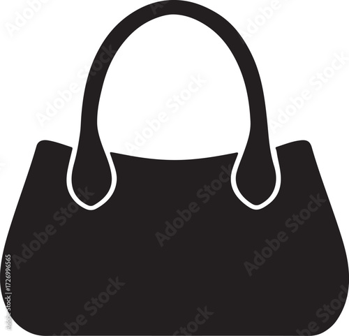 bag vector silhouette
