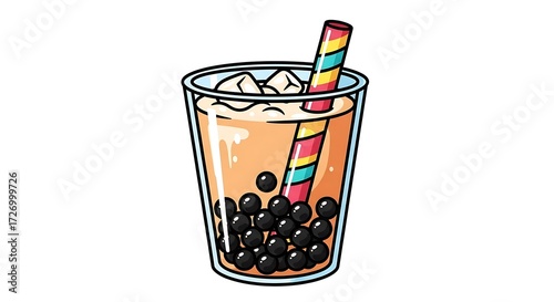 Boba Tea Drink.