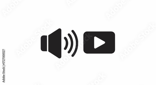 Icon audio and video