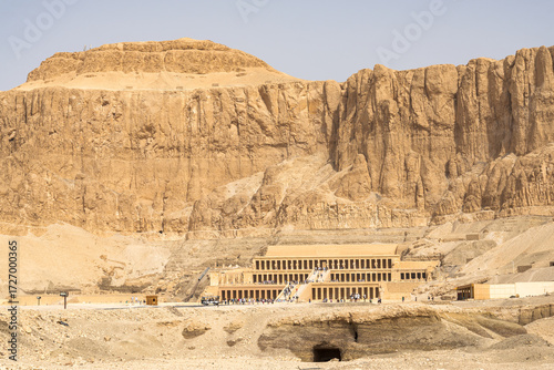 Принти на полотні Queen Hatshepsut mortuary temple in Luxor, Egypt